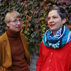 Porträt von Lilla Hinrichs und Anna Sartorius